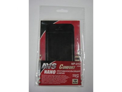 Коврик противоскользящий AVS NANO липучка черный (12.5х6 см) от AVS Коврик противоскользящий AVS NANO липучка черный (12.5х6 см)