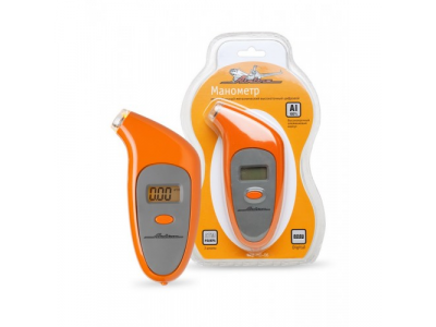 Манометр 7 атм AIRLINE цифровой металлический с подсветкой от Airline Манометр 7 атм AIRLINE цифровой металлический с подсветкой