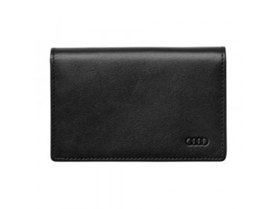 Кожаный футляр для визитных карт Audi Business Card Holder, Black
