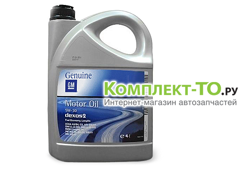 МАСЛО МОТОРНОЕ GM 5W30 4L DEXOS 2 для CHEVROLET LACETTI 1942002